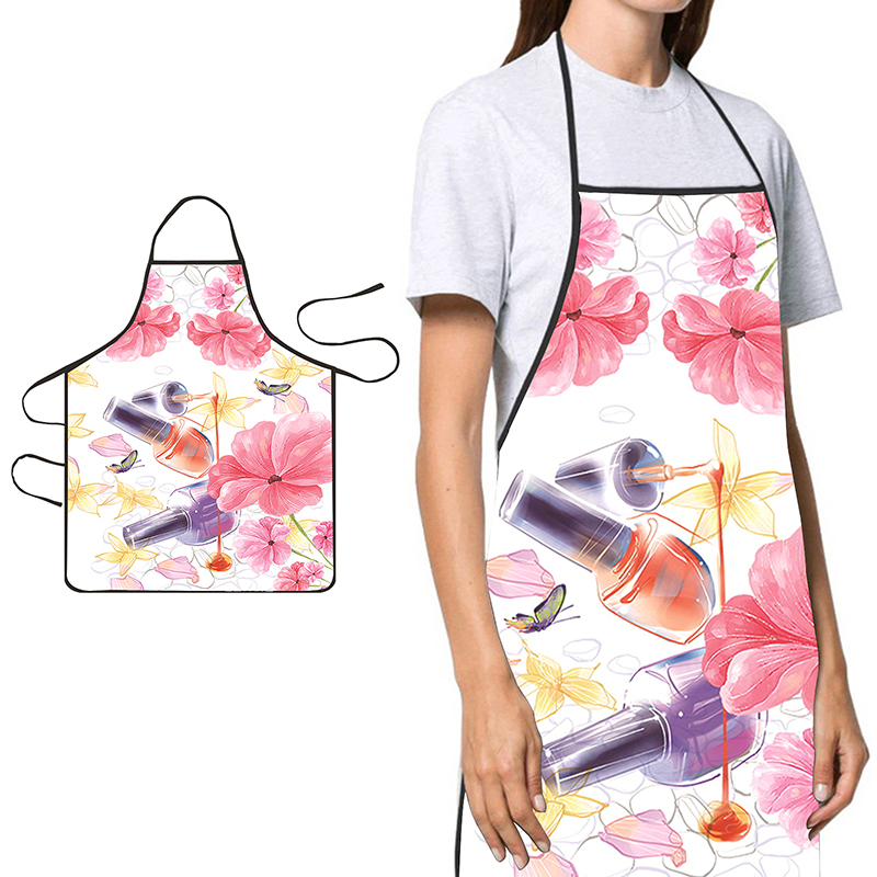 Baking In Kitchen - 〔YS1〕Delantal de mujer con estampado de