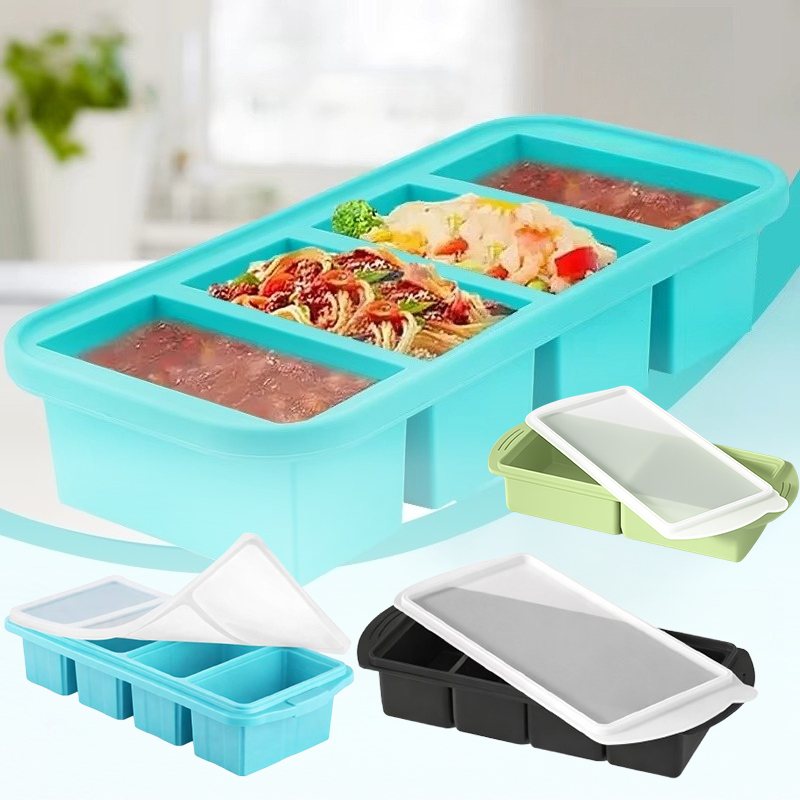 Kitchen Baking Organization - Molde Grande de Silicona para Cubitos