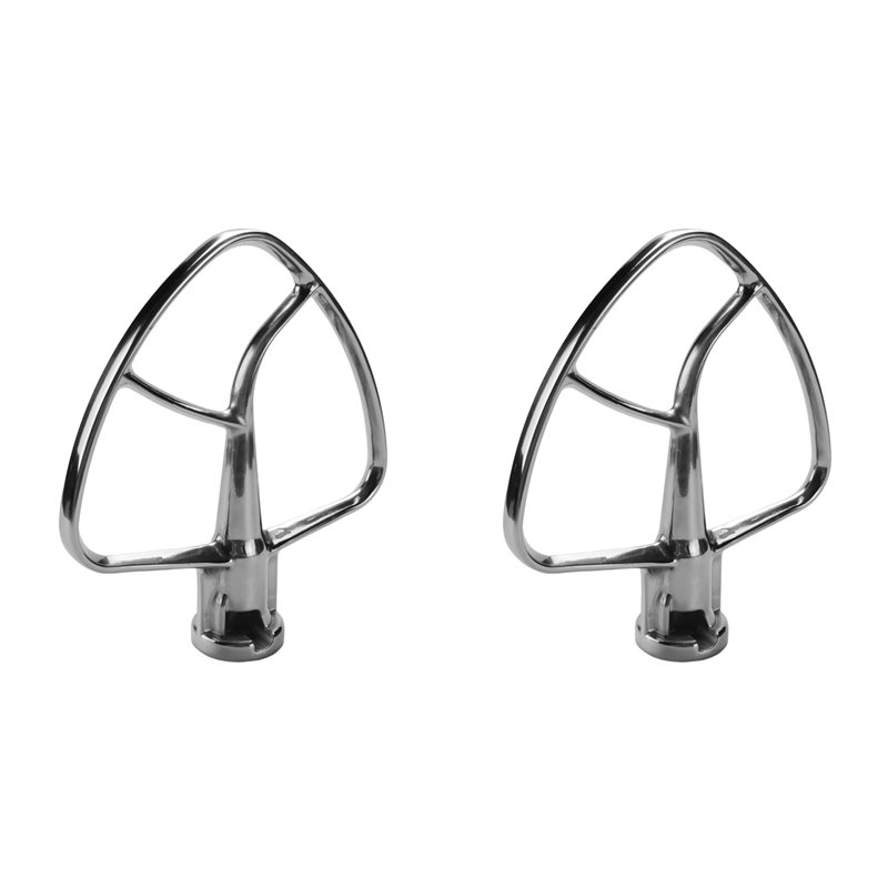 Kitchen Baking Aid - Batidor plano de acero inoxidable AC93-2X