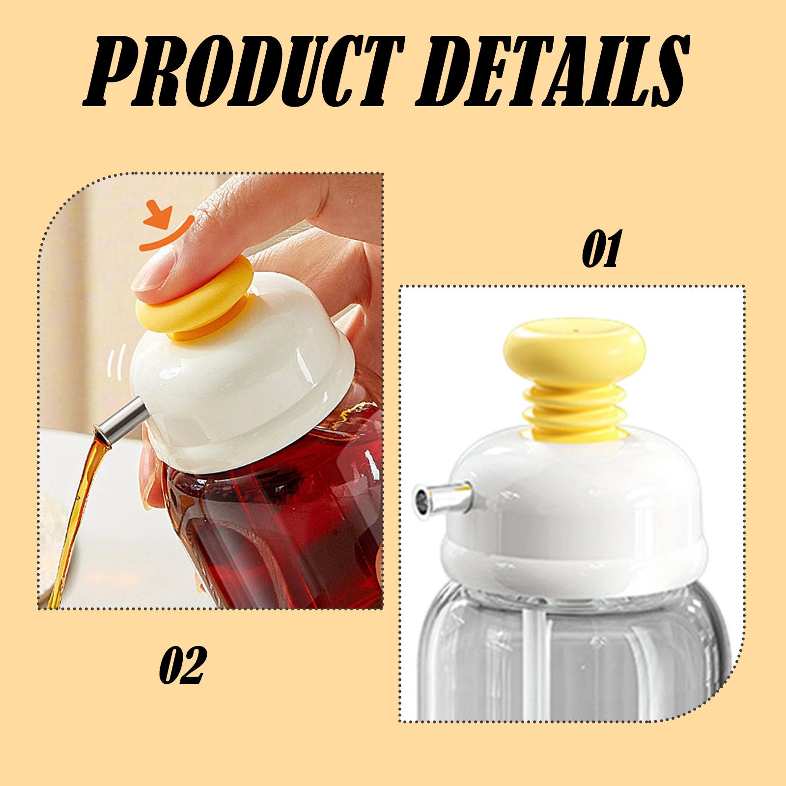 Kitchen Glass Baking Set - Dispensador de Aceite de Oliva, Frasco