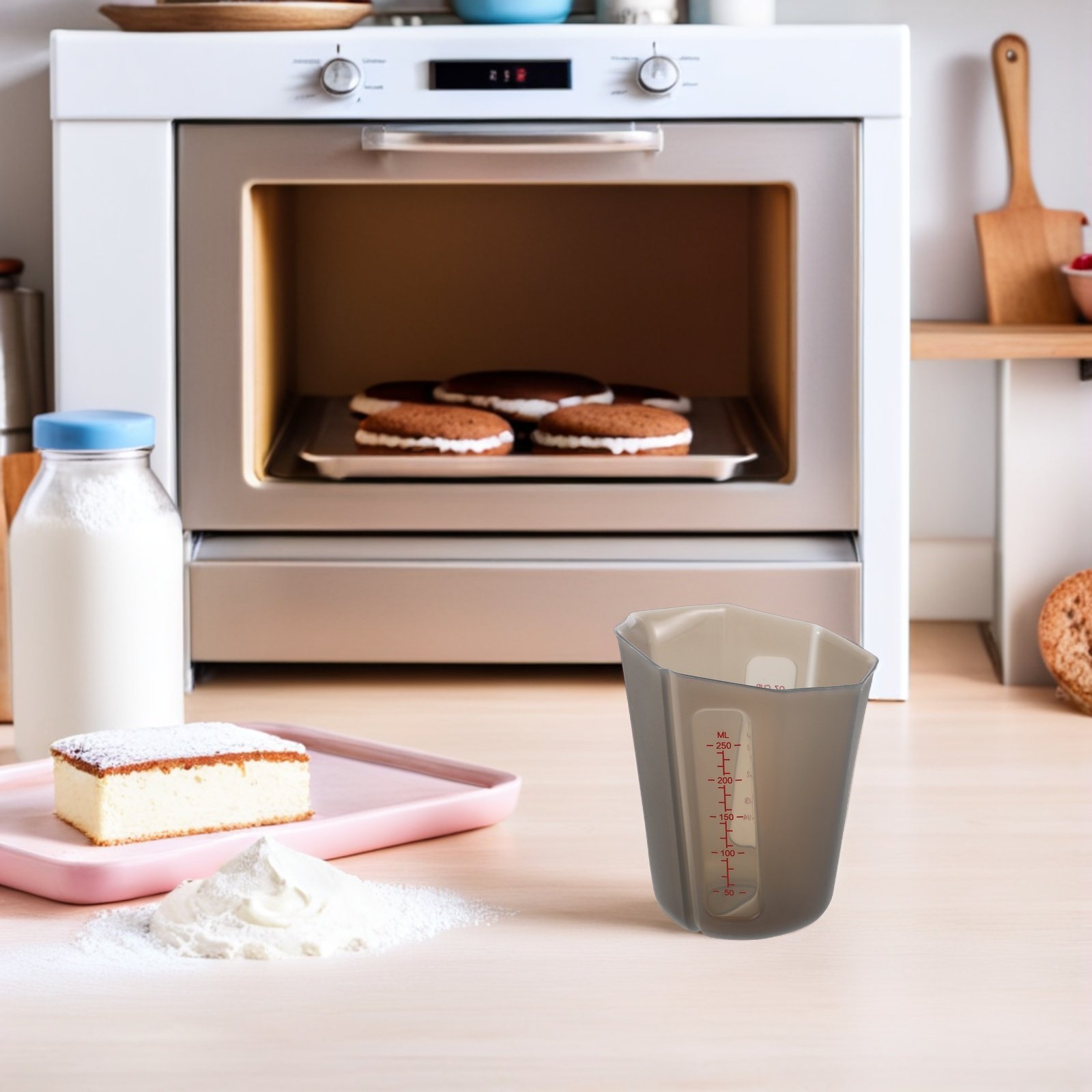 Baking (Kitchen Ingredient) - Juego de 3 Tazas Medidoras Plegables