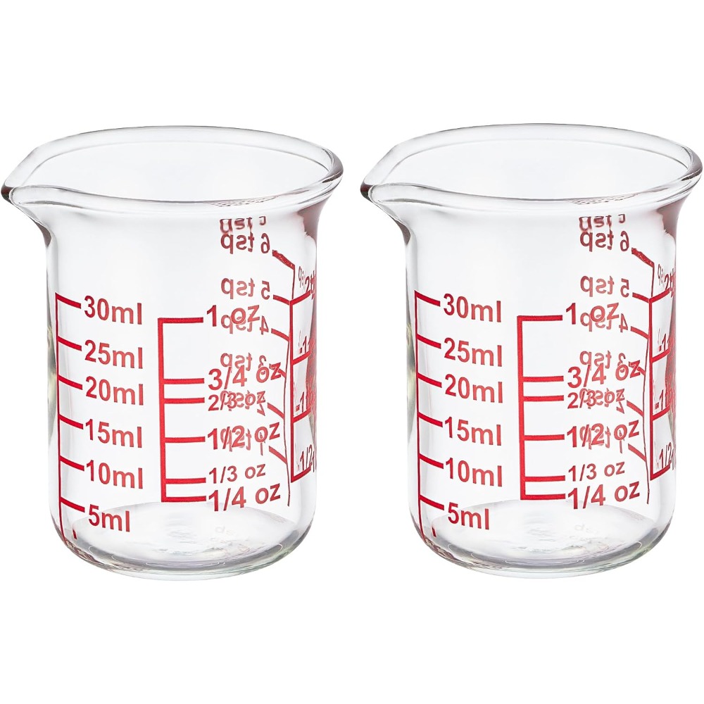 Kitchen Glass Baking Set - Taza Medidora de Vidrio de Borosilicato