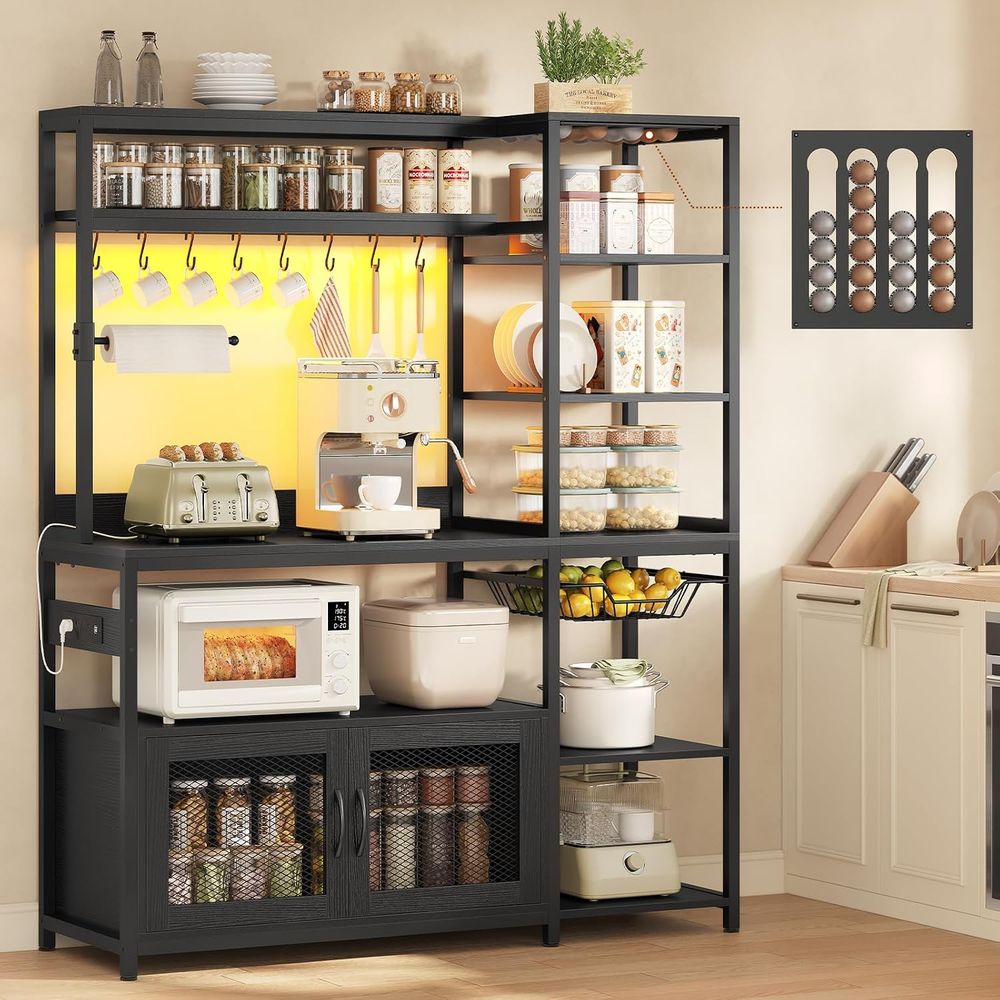 Kitchen Baker - Estante de Cocina con Tomacorriente y