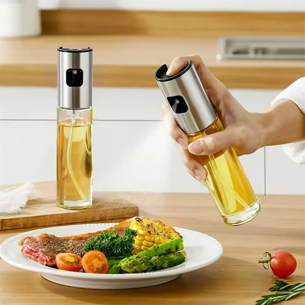 Kitchen Glass Baking Set - Pulverizador de aceite de vidrio para