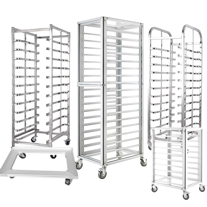 Kitchen Baking Trolley - Carrito de aluminio comercial para hornear,