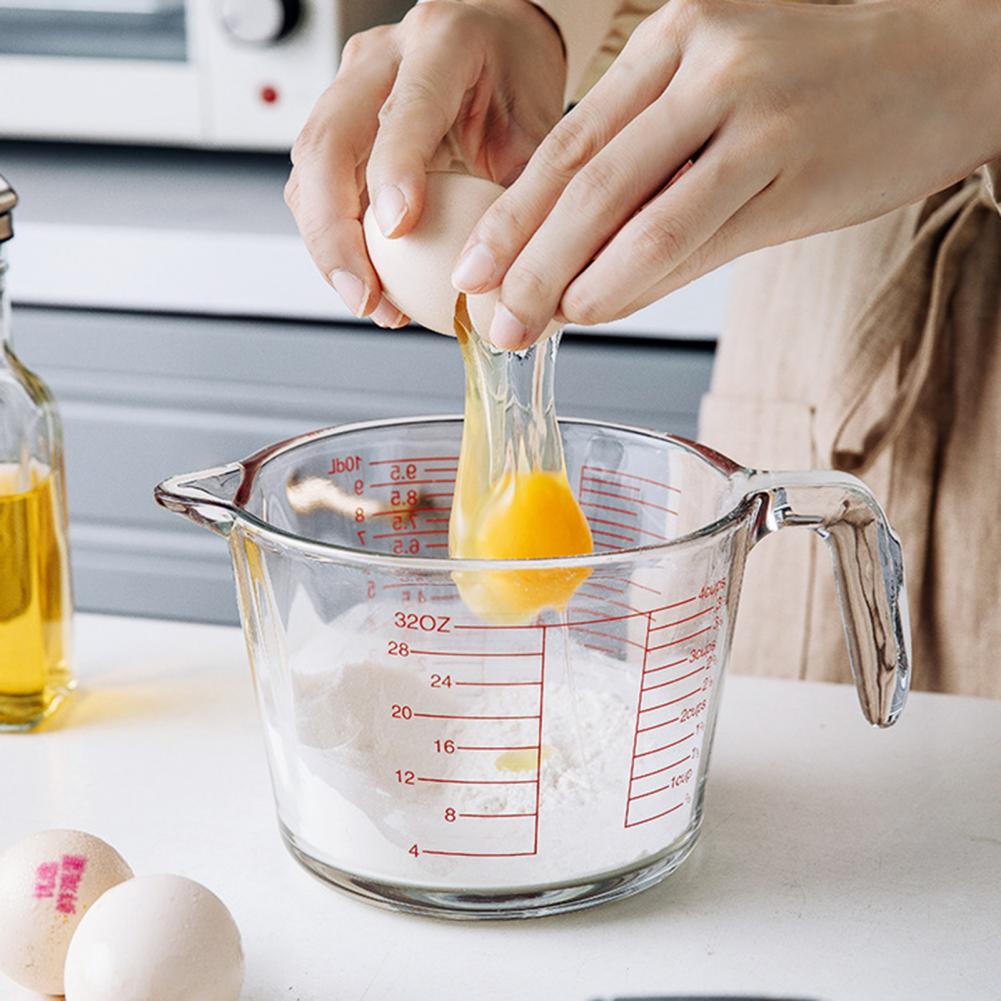 Kitchen Glass Baking Set - Taza medidora de líquidos, taza medidora