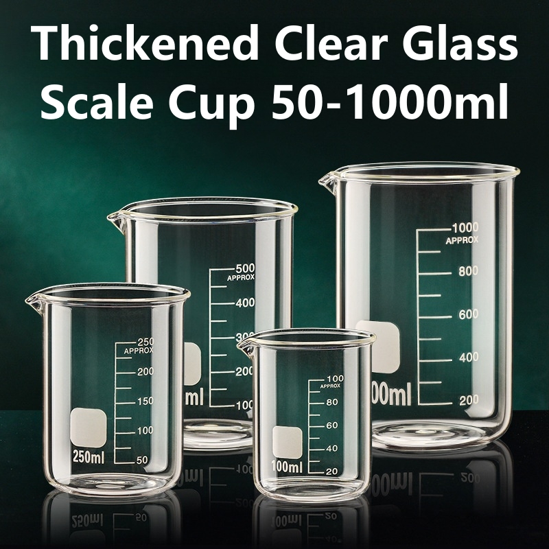Kitchen Glass Baking Set - Juego combinado de 50-1000ml, taza medidora