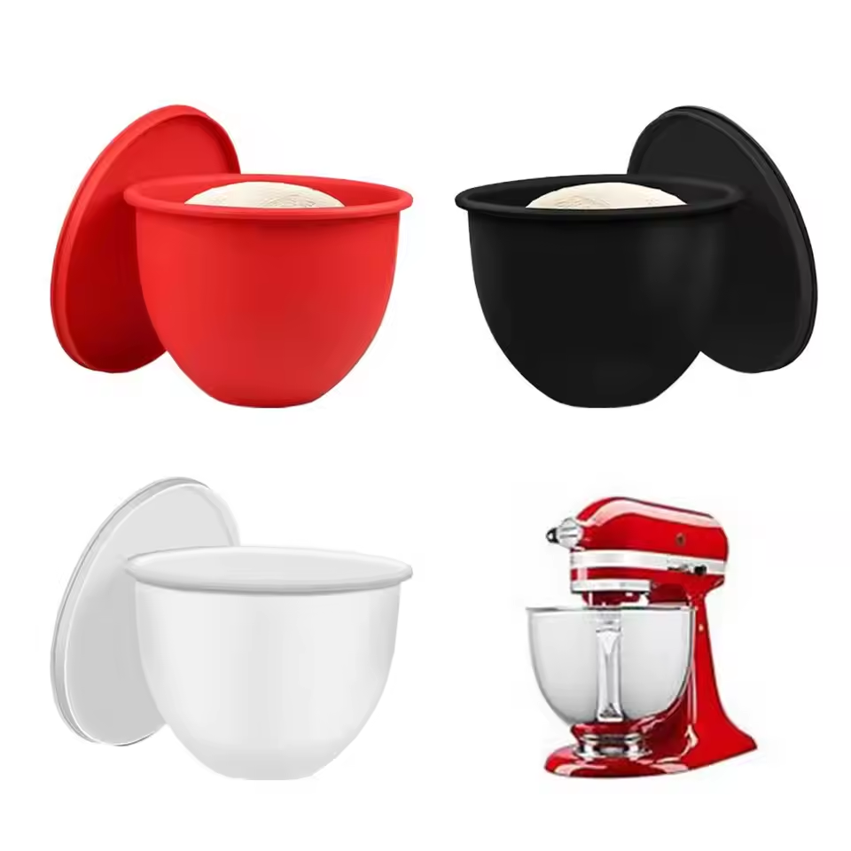 Kitchen Baking Aid - Accesorio mezclador de revestimiento de silicona,
