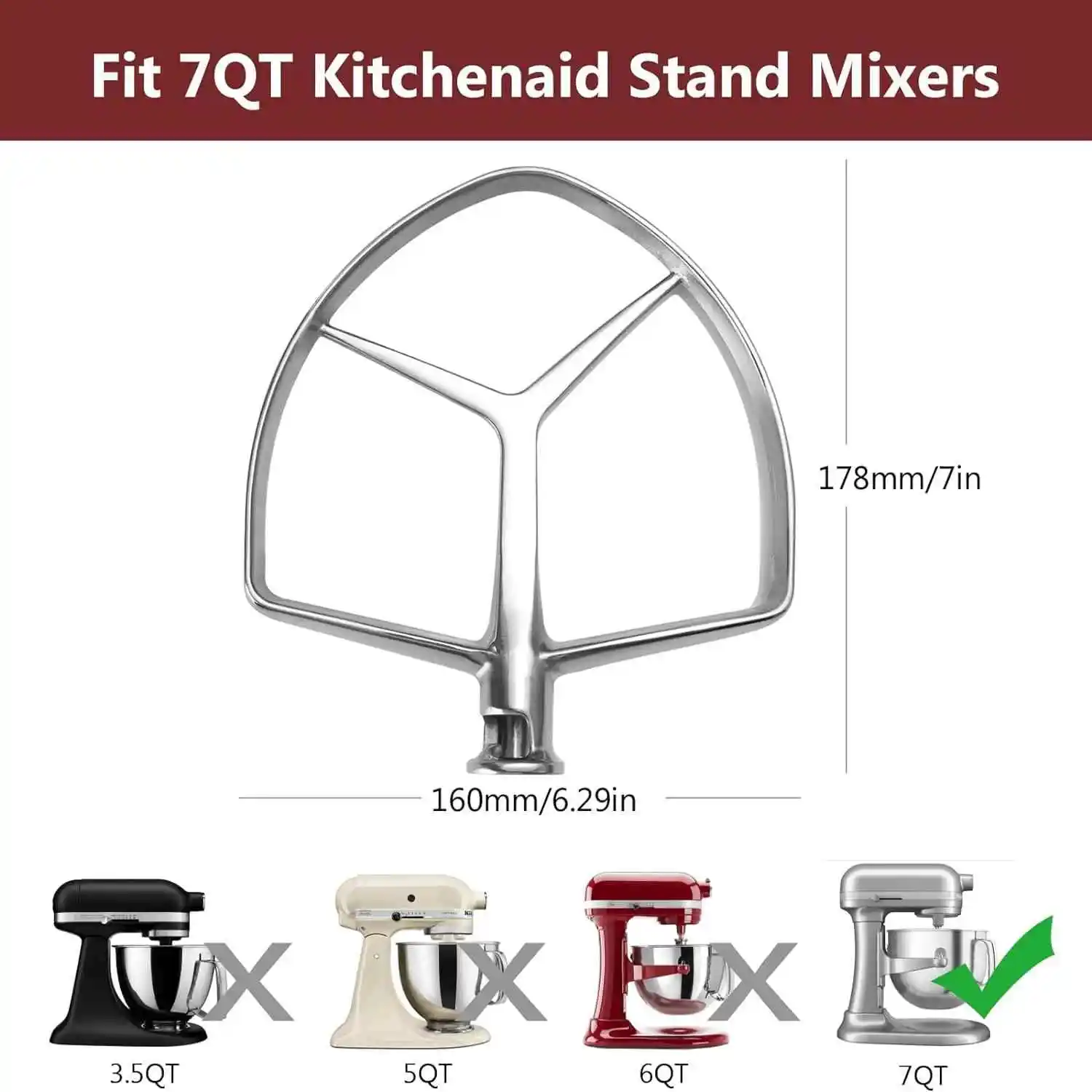 Kitchenaid Baking Set - Accesorios Auxiliares para Batidora Kitchenaid de