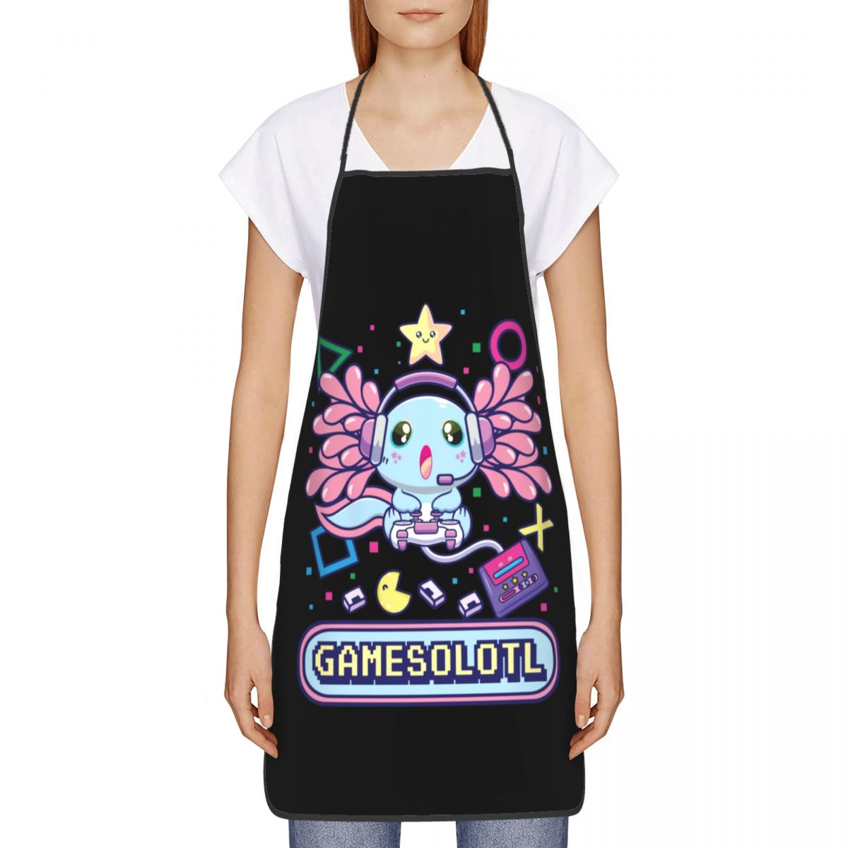Gamesalotl Axolotl-delantal de - Kitchen Baking Game reseña y precio