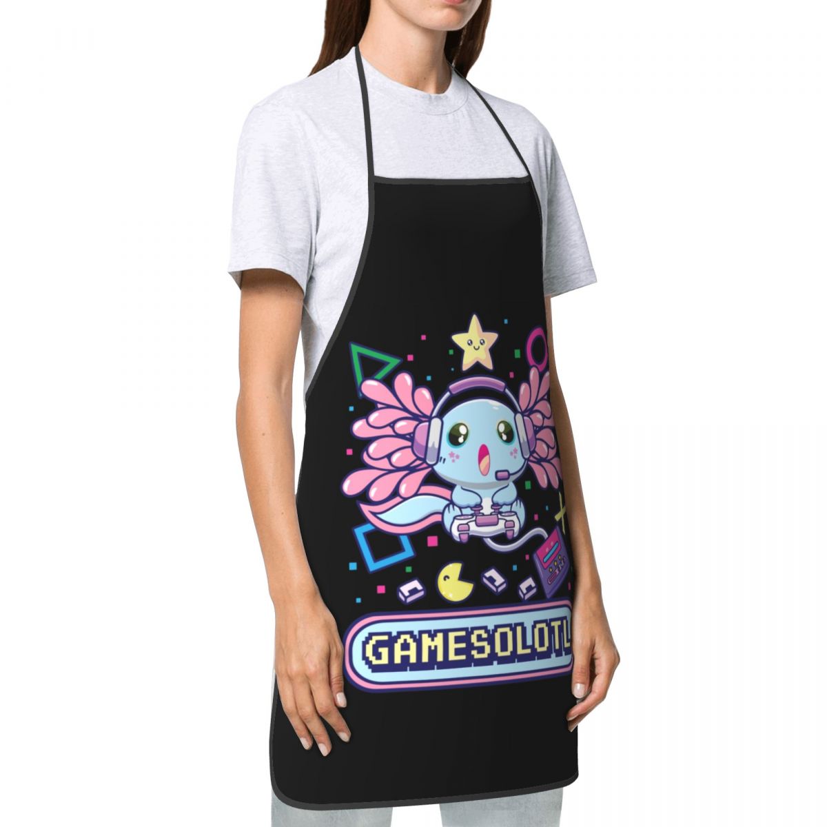 Gamesalotl Axolotl-delantal de - Kitchen Baking Game reseña y precio