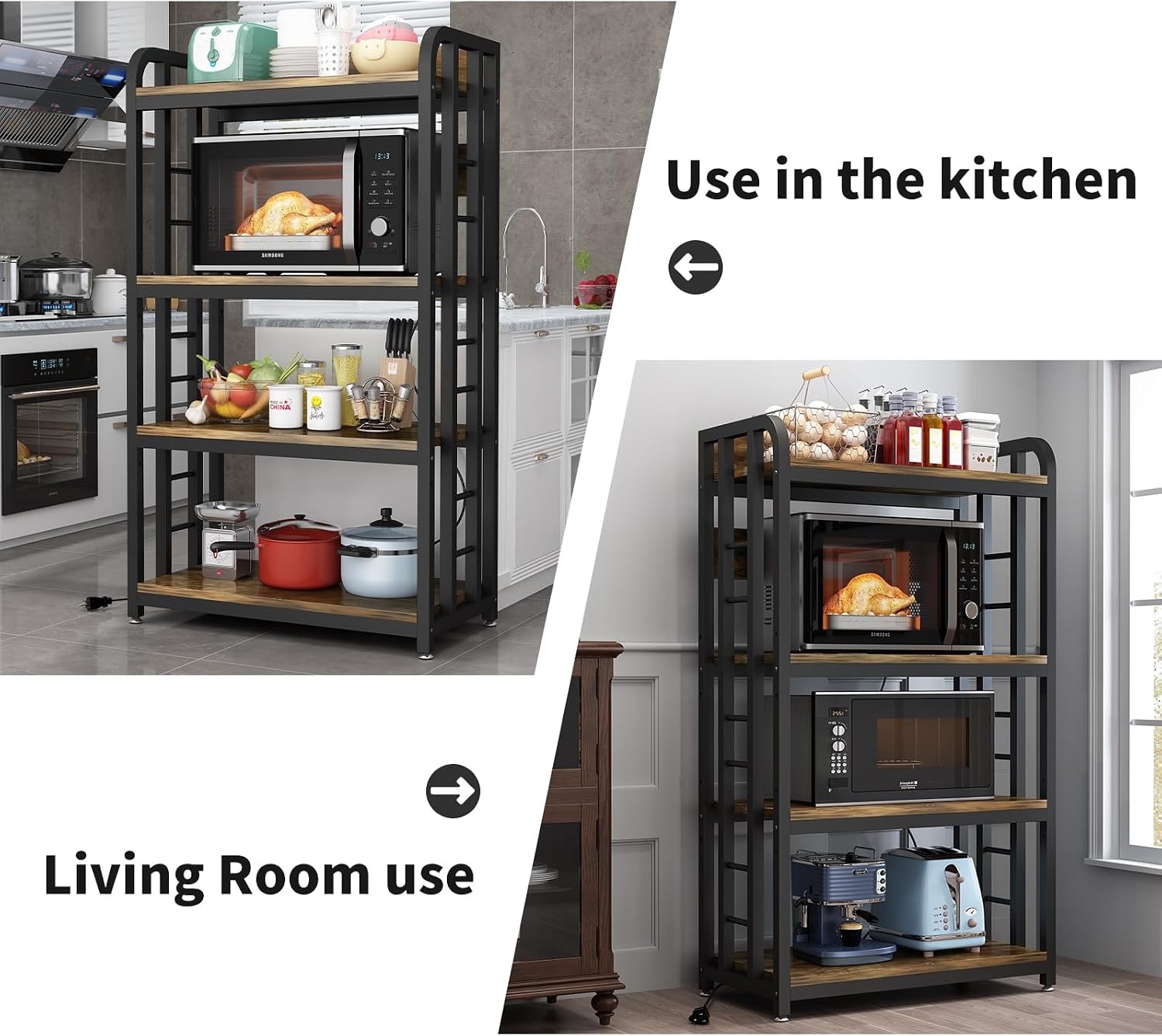 Estante de Cocina de 4 Niveles - Kitchen Baker reseña y precio