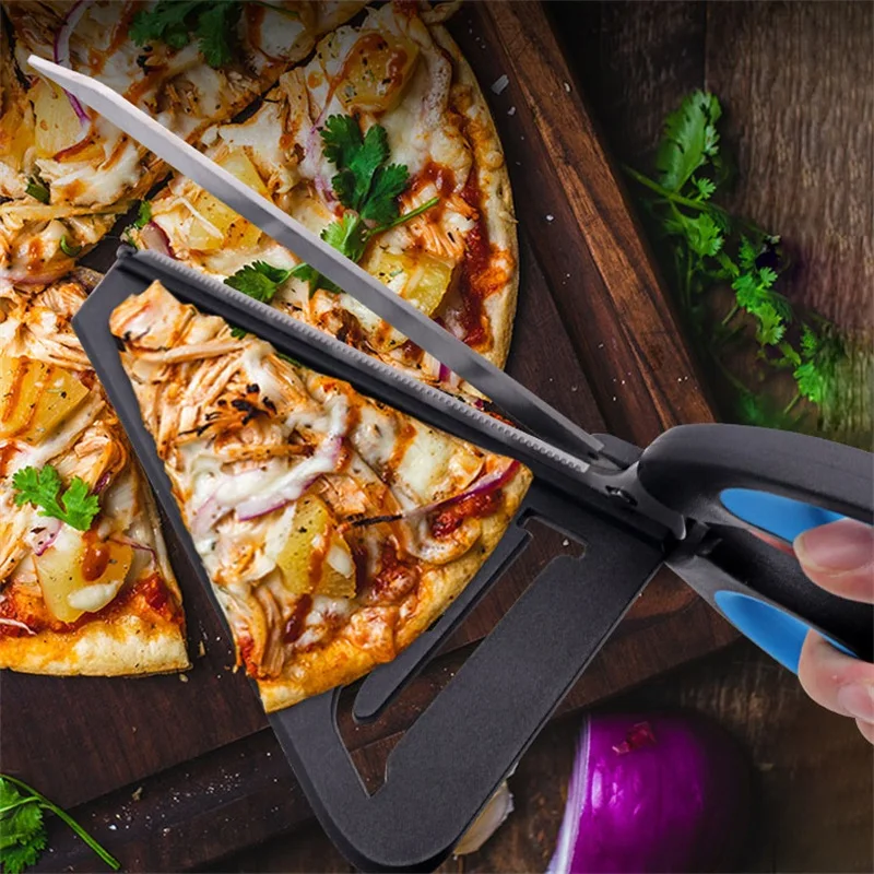 Tijeras de Pizza con bandeja d - Kitchen Shears In Baking reseña y precio