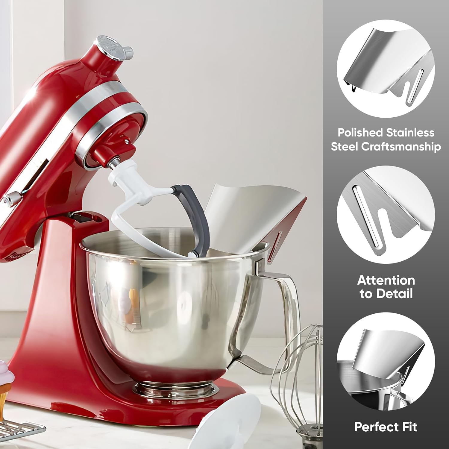 Canal de vertido para batidora - Kitchenaid Baking Set reseña y precio