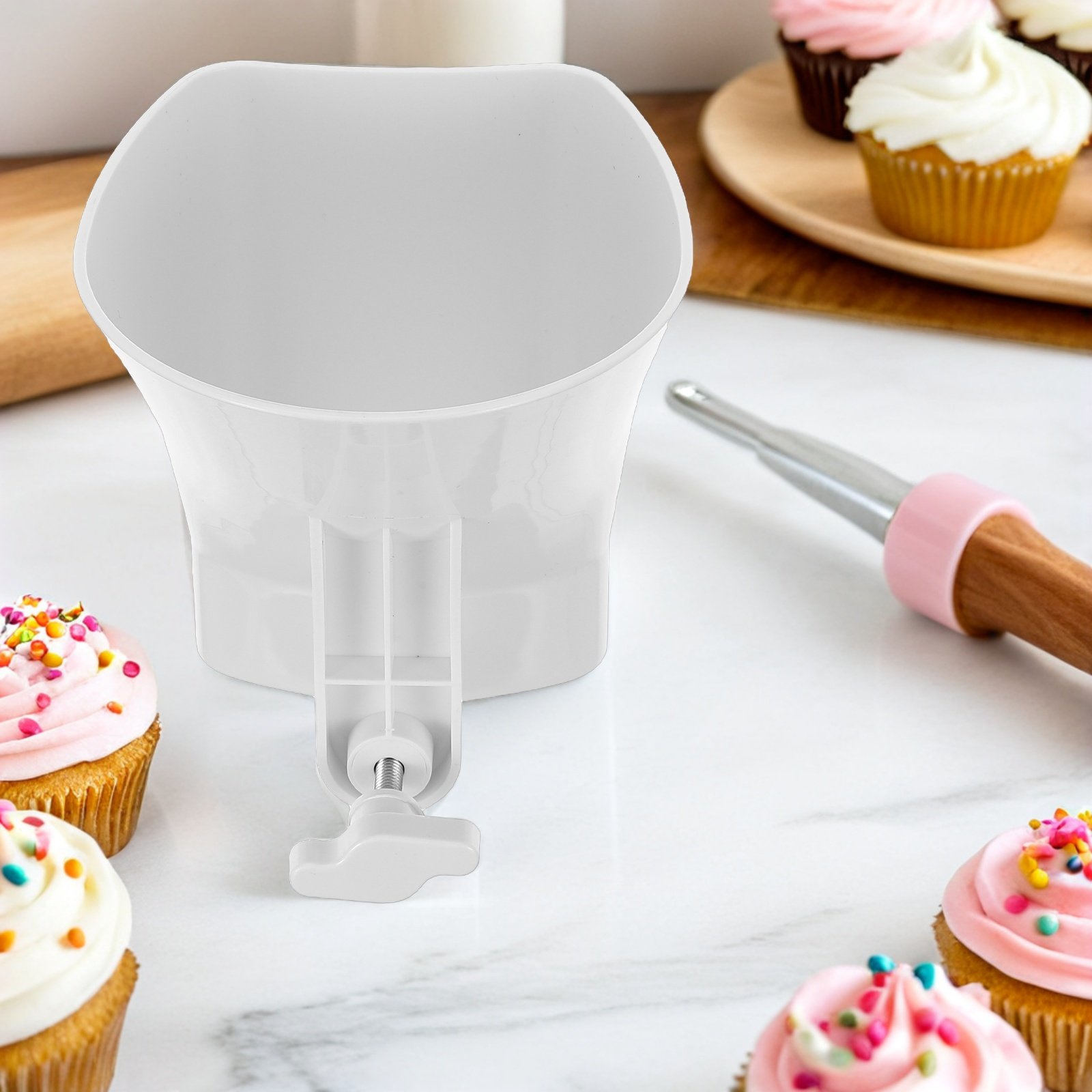 Embudo guía de harina para bat - Baking (Kitchen Ingredient) reseña y precio
