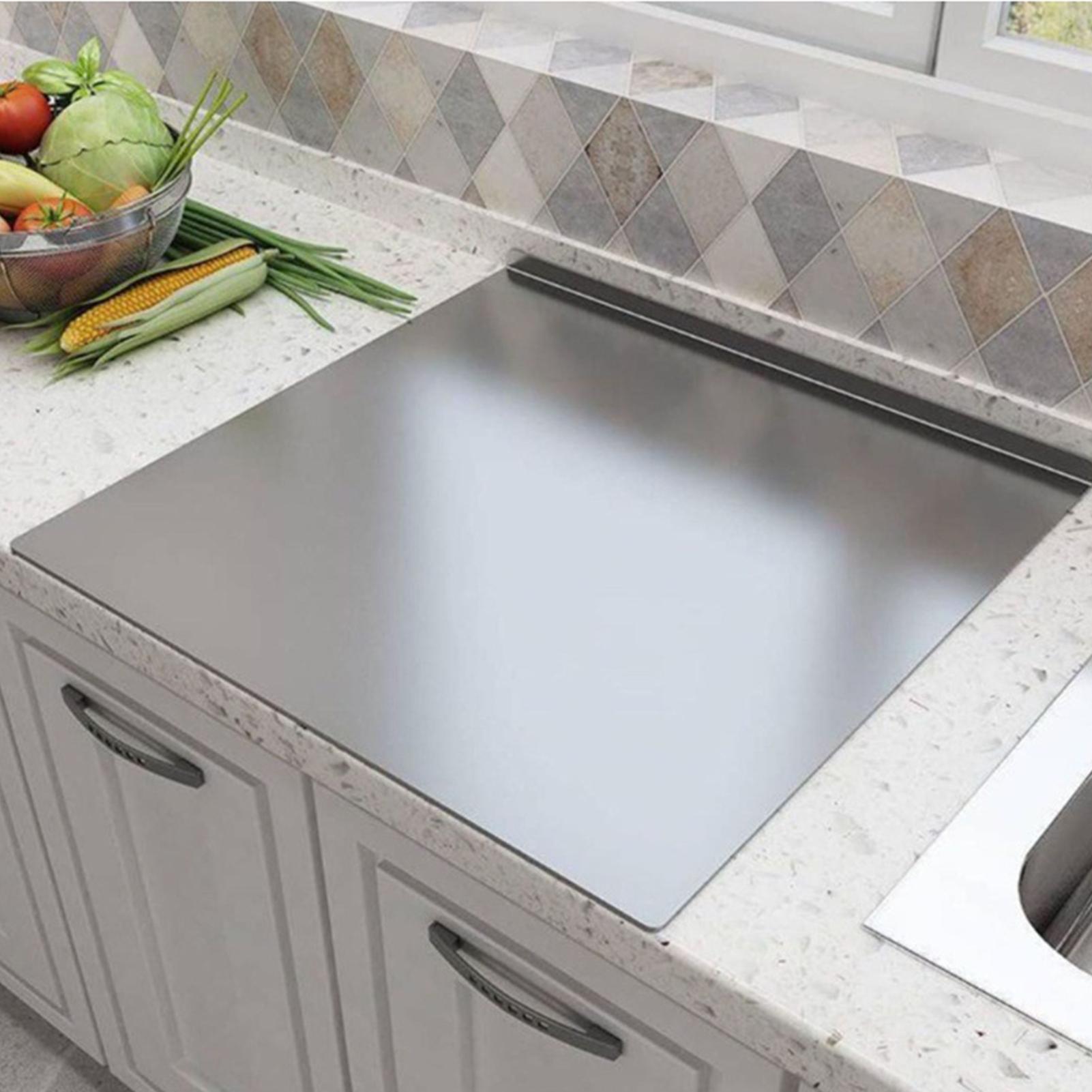 Tabla de Cortar de Acero Inoxi - Kitchen Tools In Baking reseña y precio