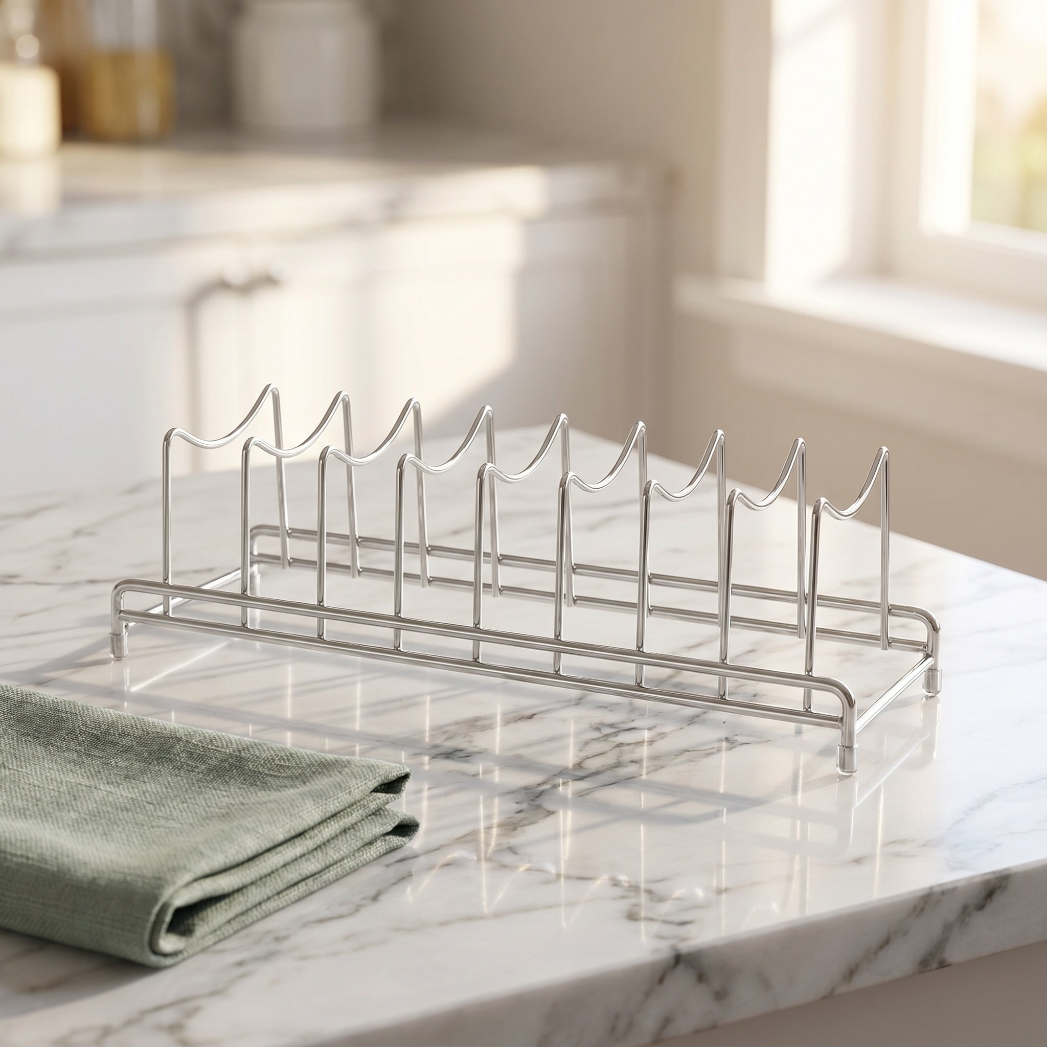 Organizador de tapas de ollas  - Baking In Kitchen reseña y precio