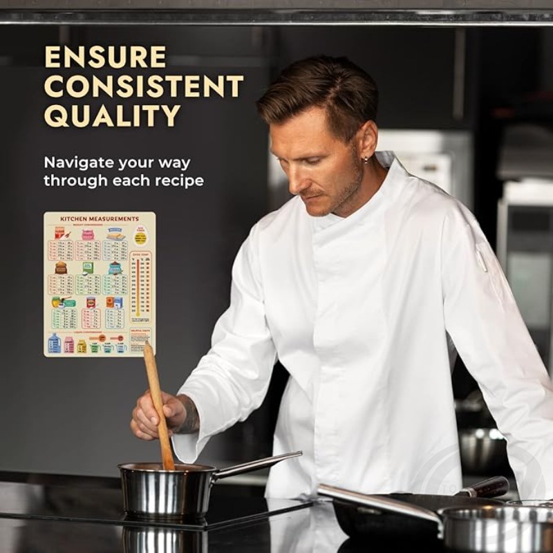 Tabla de conversión de cocina, - Kitchen Baking Conversion Chart reseña y precio