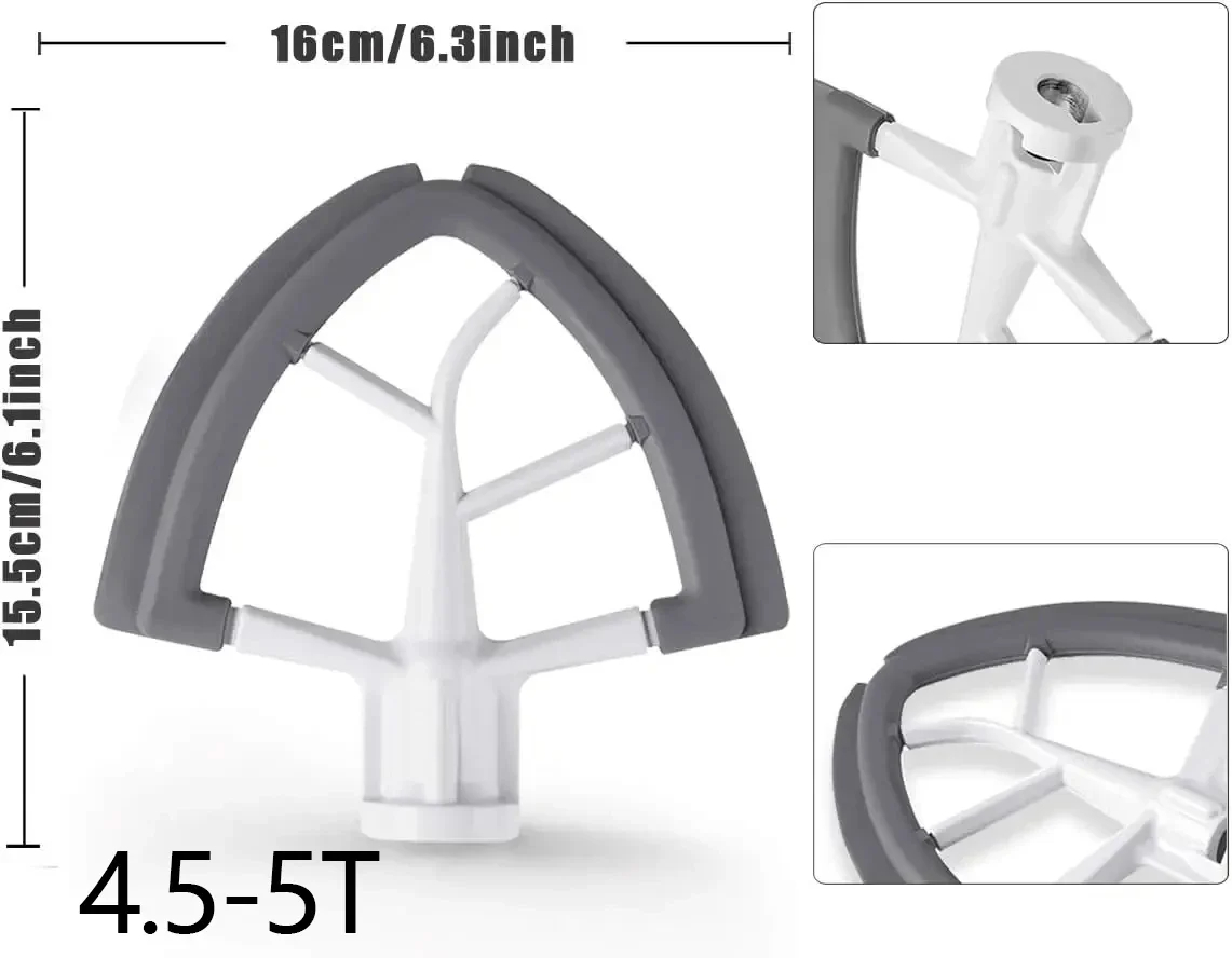 Accesorios de silicona de 4.5- - Kitchenaid Baking Set reseña y precio