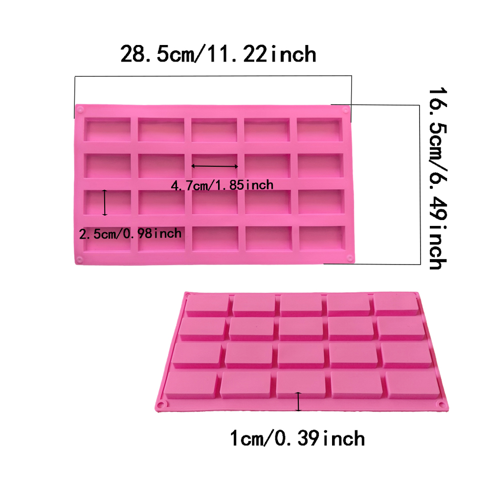1 molde de silicona rectangula - Silicone Cake Mold reseña y precio