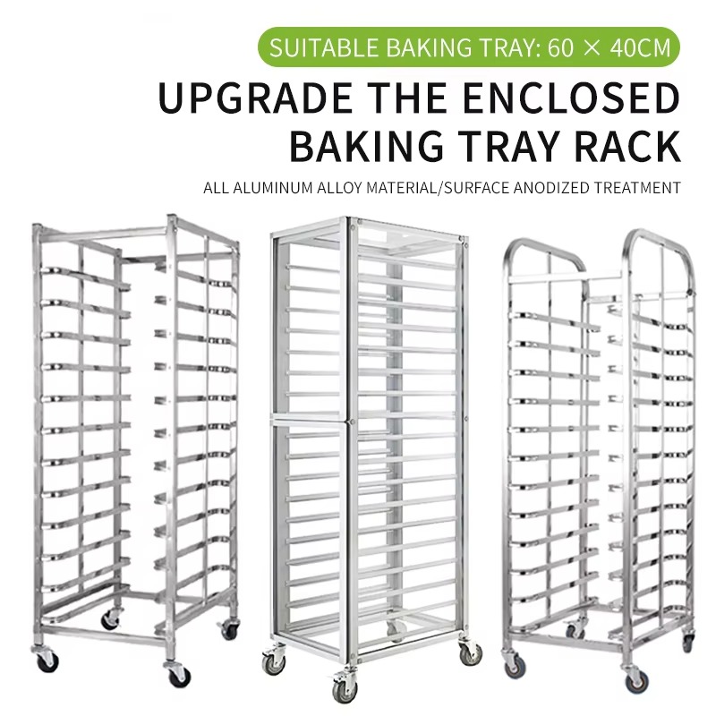 Carrito de Aluminio Comercial  - Kitchen Baking Trolley reseña y precio