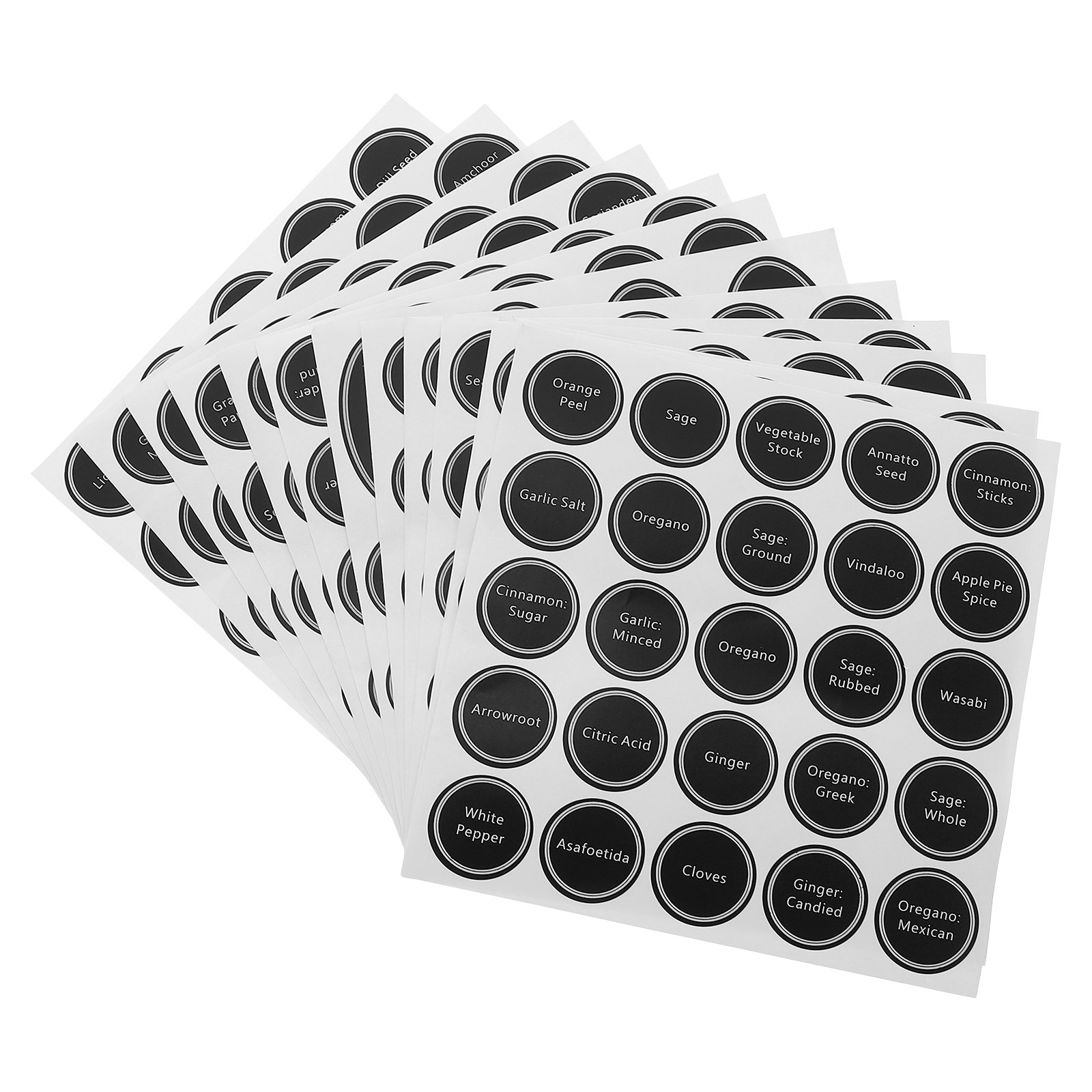 13 Etiquetas Adhesivas Tipo Pi - Kitchen Baking Organization reseña y precio