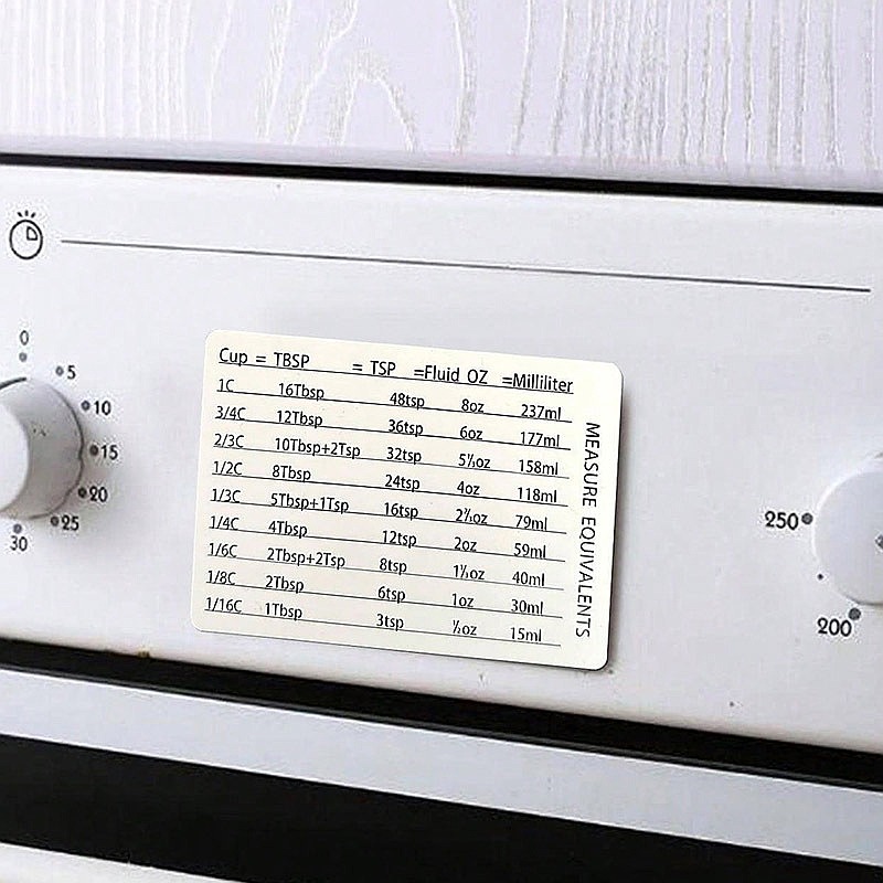 Tabla de Medidas Magnética par - Kitchen Baking Conversion Chart reseña y precio