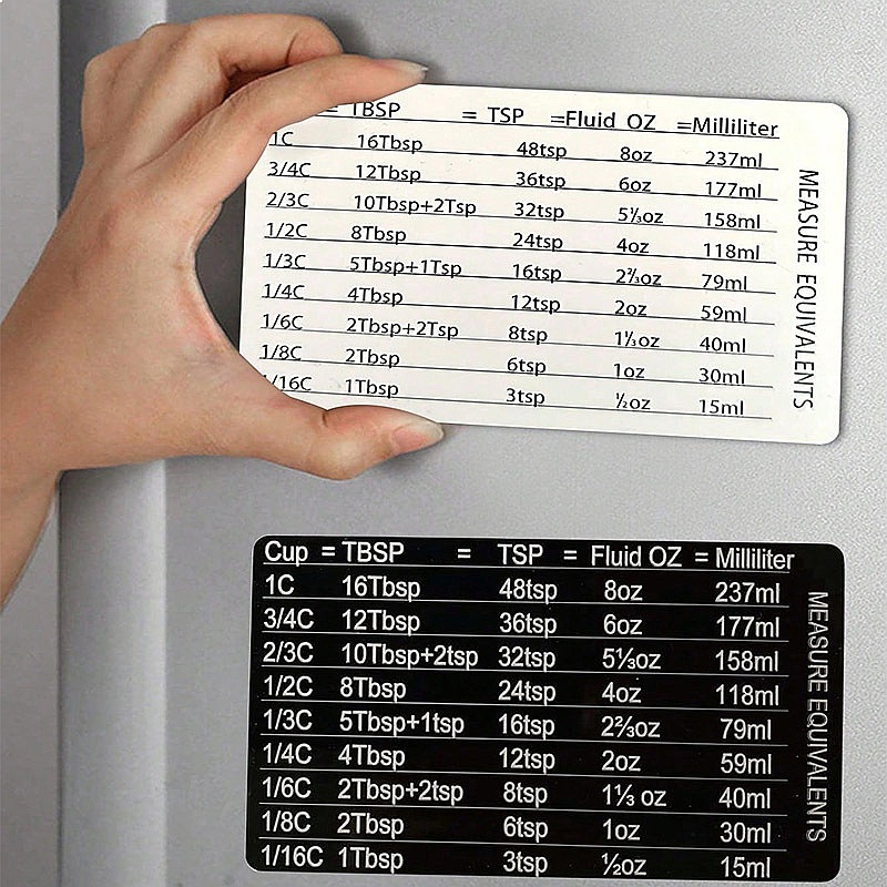 Tabla de Medidas Magnética par - Kitchen Baking Conversion Chart reseña y precio