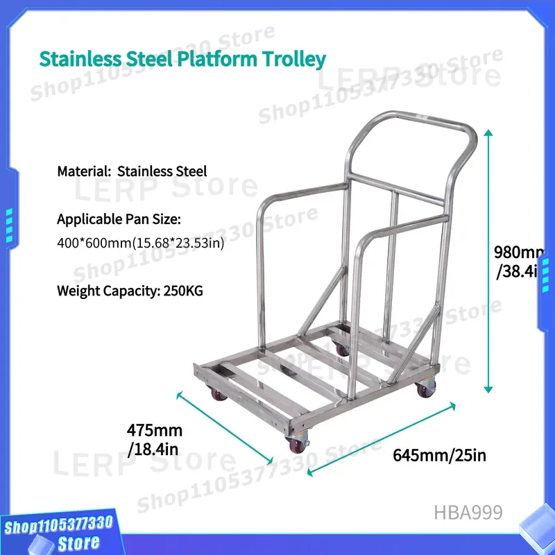 Carrito de Cocina de Acero Ino - Kitchen Baking Trolley reseña y precio