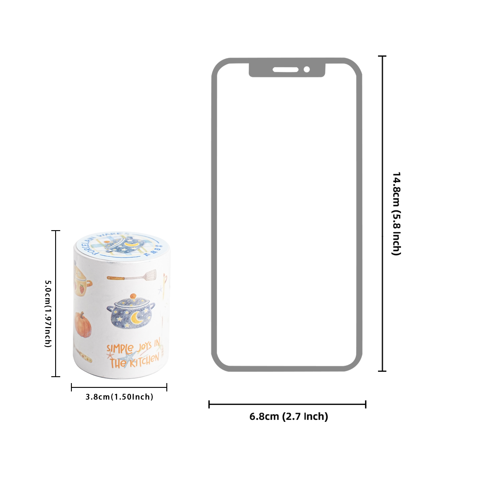Etori Life Kitchen Washi Tape  - Baking (Kitchen Ingredient) reseña y precio