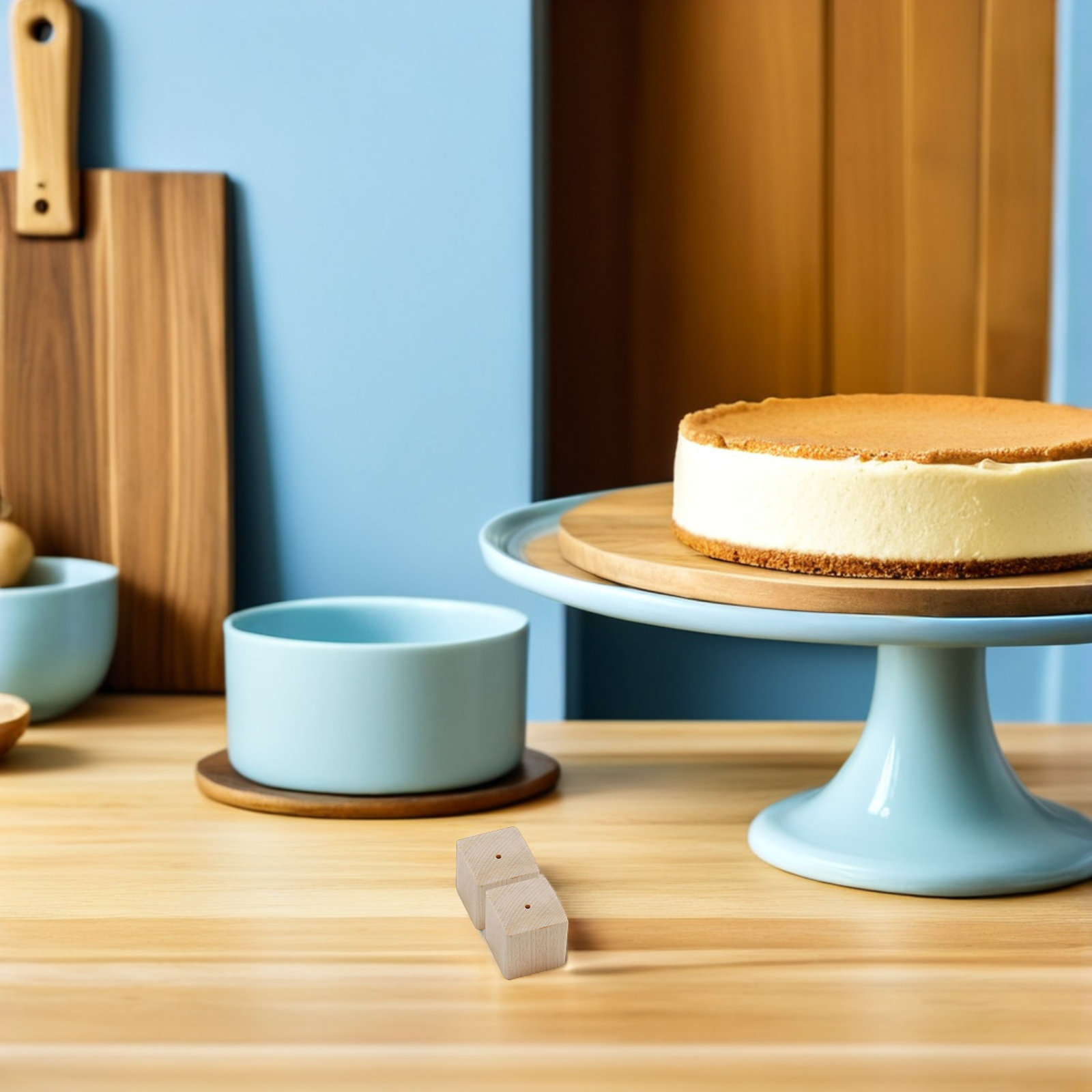 8 piezas de bases de madera de - Kitchen Tools In Baking reseña y precio