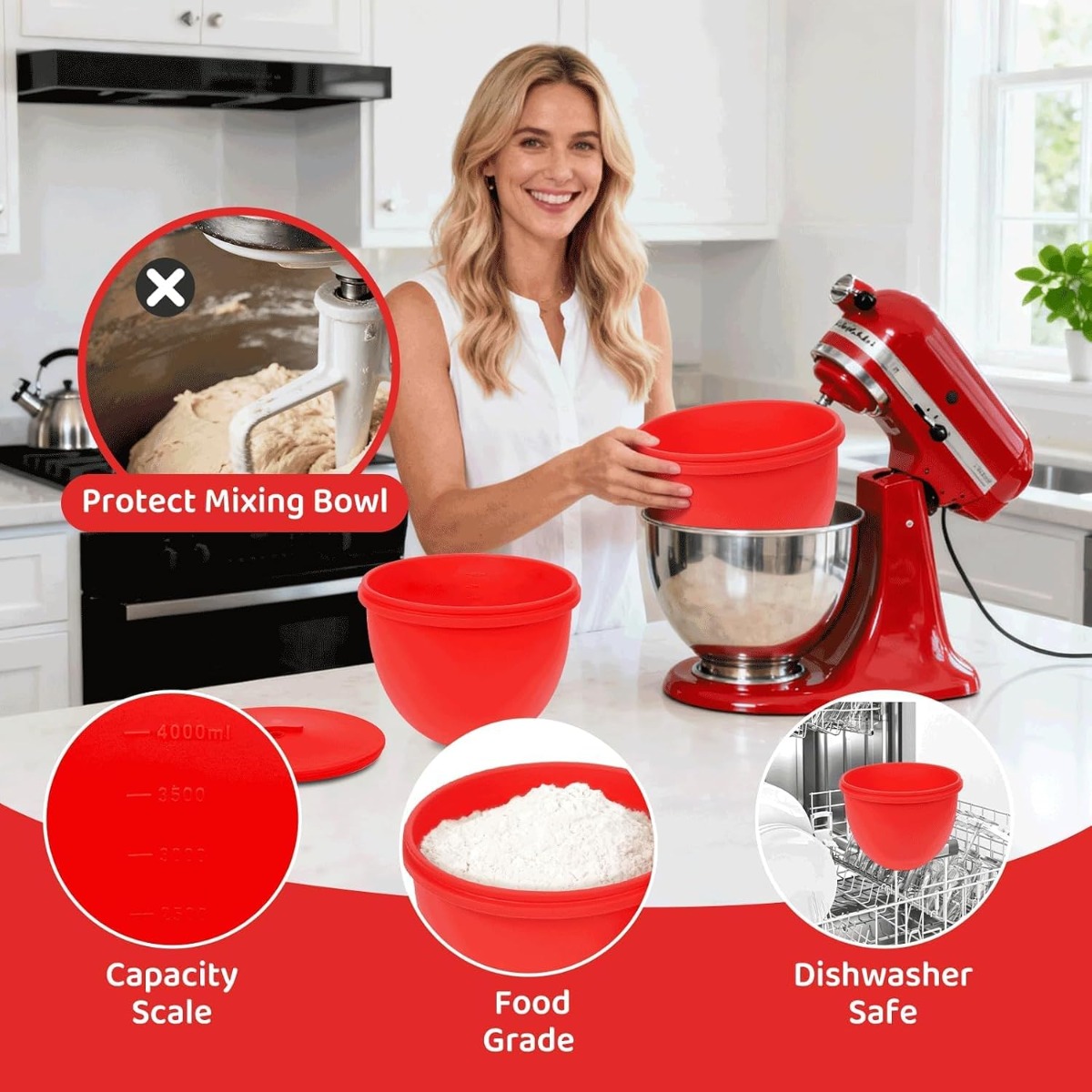 Revestimiento de silicona para - Kitchen Baking Aid reseña y precio