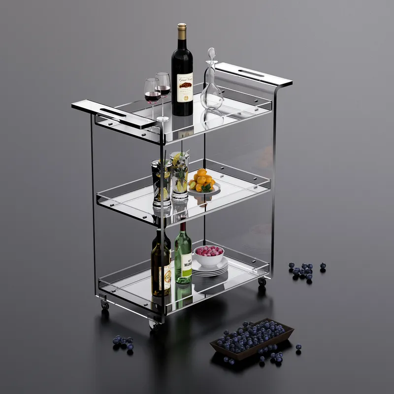 Carrito de Cocina Moderno de 3 - Kitchen Baking Organization reseña y precio