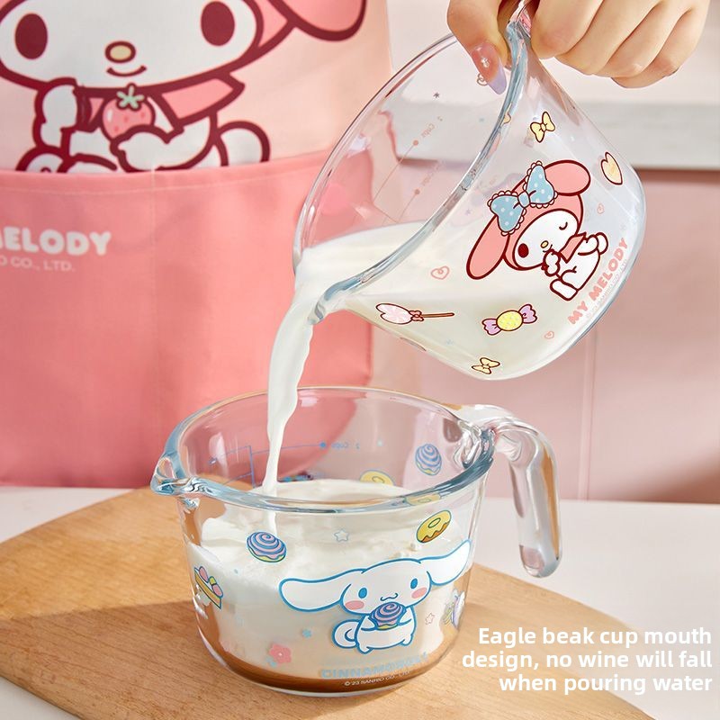 Taza Medidora de Vidrio con Di - Kitchen Glass Baking Set reseña y precio