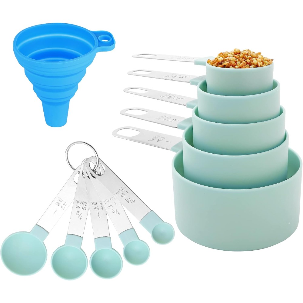 Juego de 10 Tazas y Cucharas M - Baking (Kitchen Ingredient) reseña y precio
