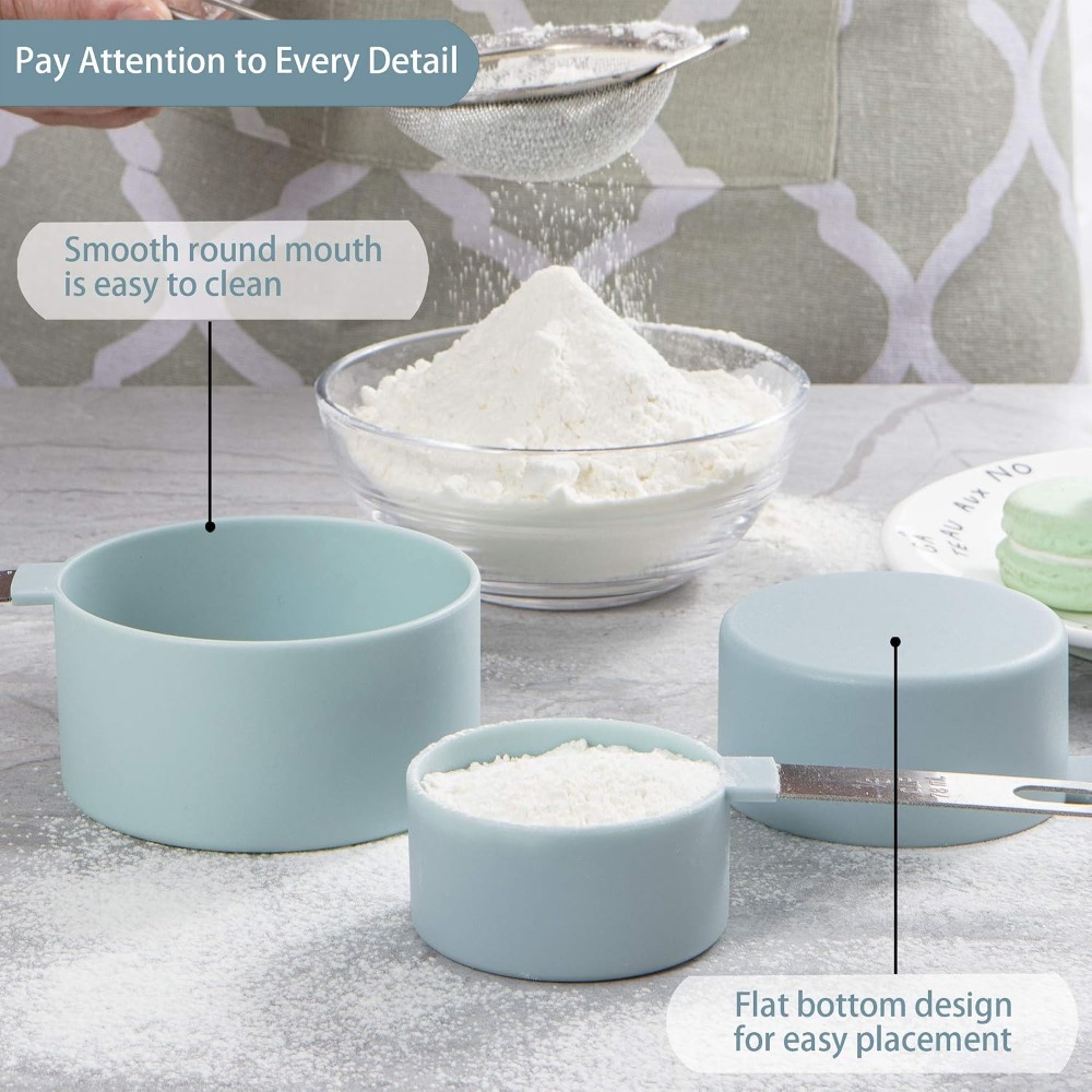 Juego de 10 Tazas y Cucharas M - Baking (Kitchen Ingredient) reseña y precio