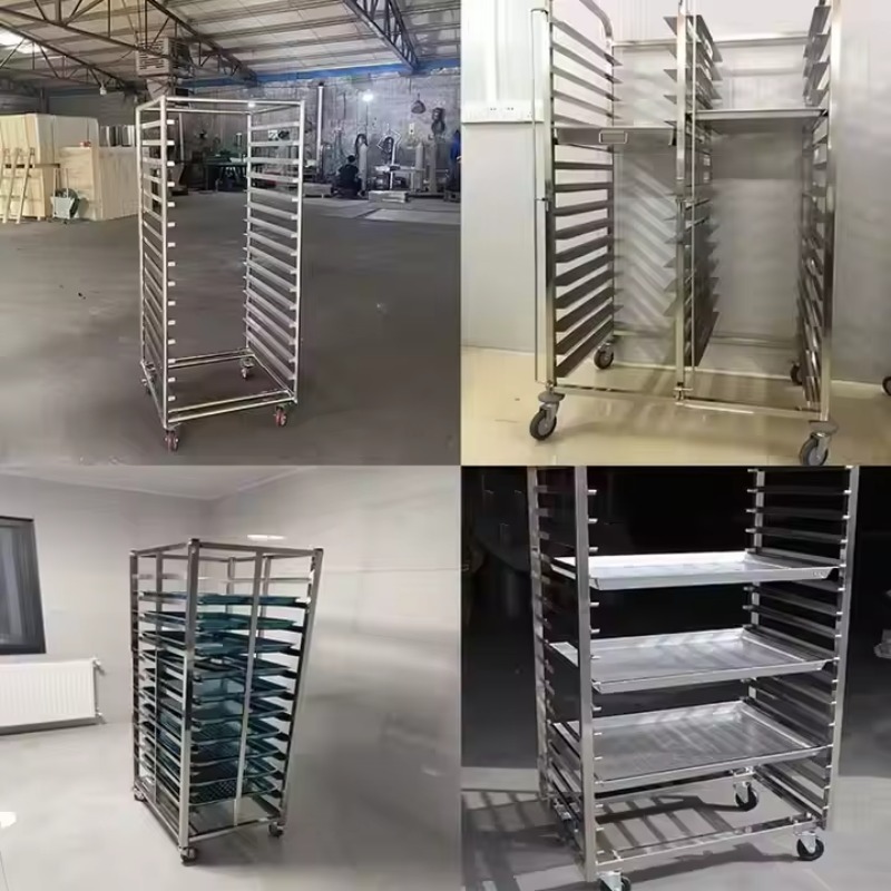 Carro para hornear de acero in - Kitchen Baking Trolley reseña y precio