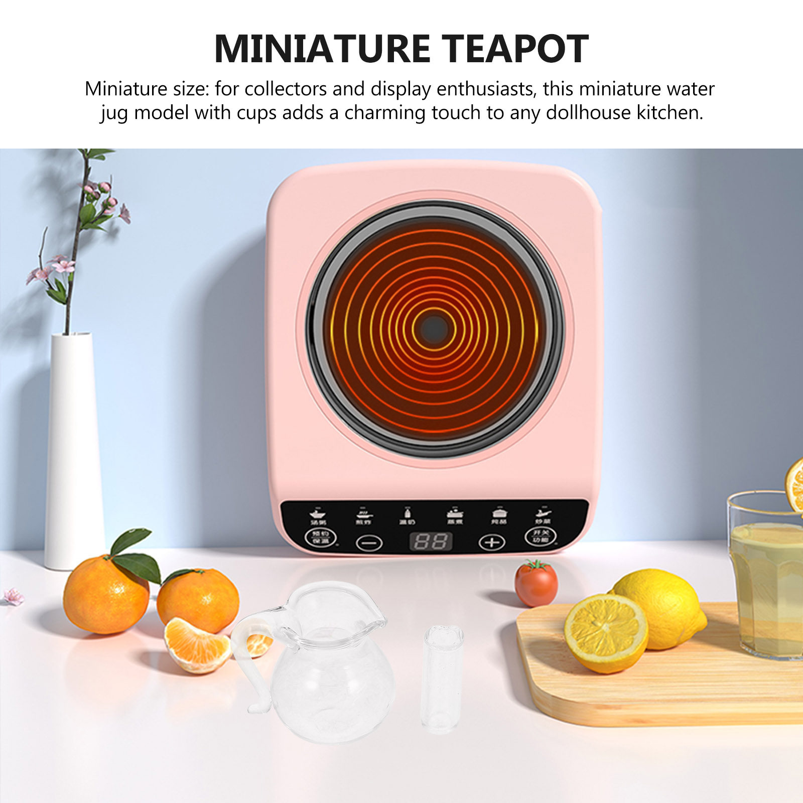 Juego de Jarra y Taza de Agua  - Kitchen Glass Baking Set reseña y precio