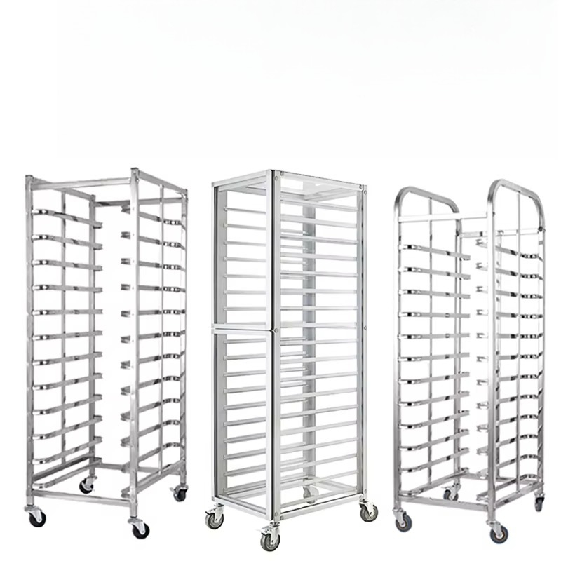 Carrito de aluminio comercial  - Kitchen Baking Trolley reseña y precio