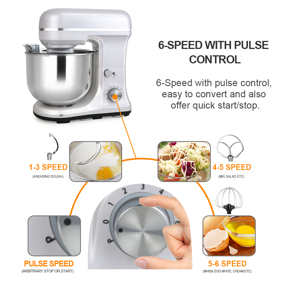Batidora Profesional de Alimen - Kitchen Robot Baking reseña y precio