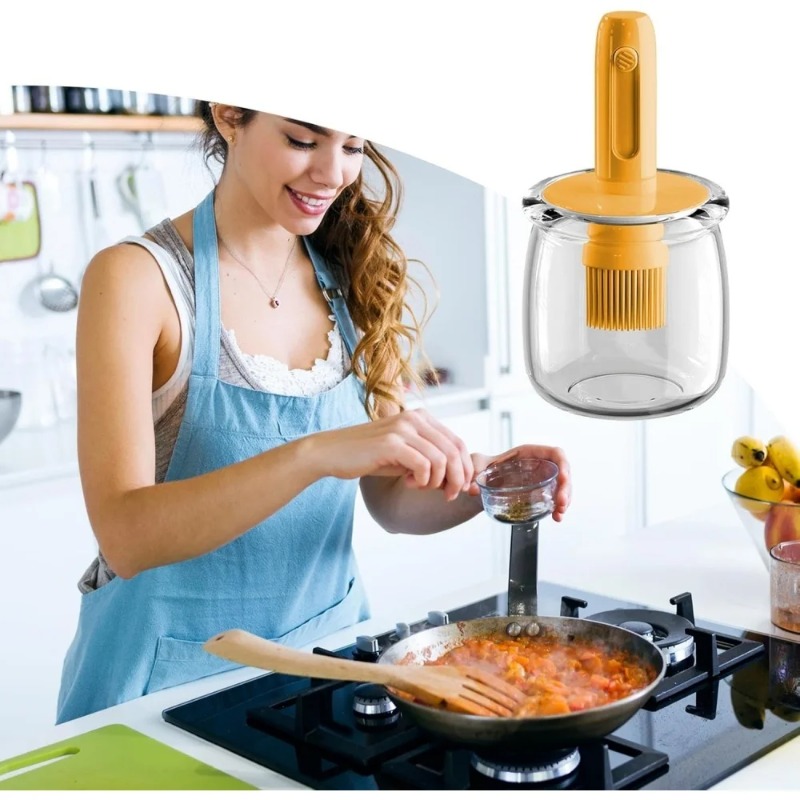 Botella Dispensadora de Aceite - Kitchen Glass Baking Set reseña y precio