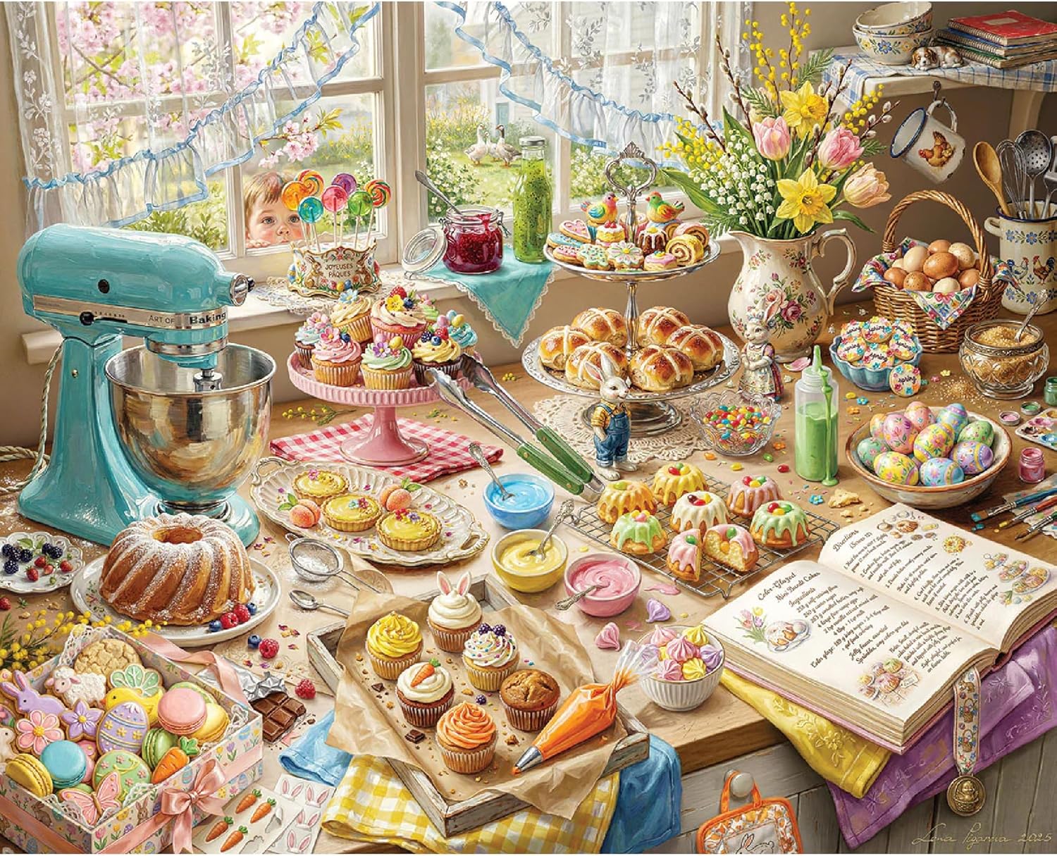 Rompecabezas de 1000 Piezas pa - Kitchen Baking Game reseña y precio