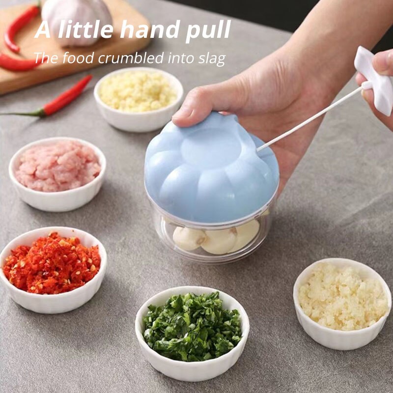 Trituradora Manual de ajo azul - Kitchen Job reseña y precio