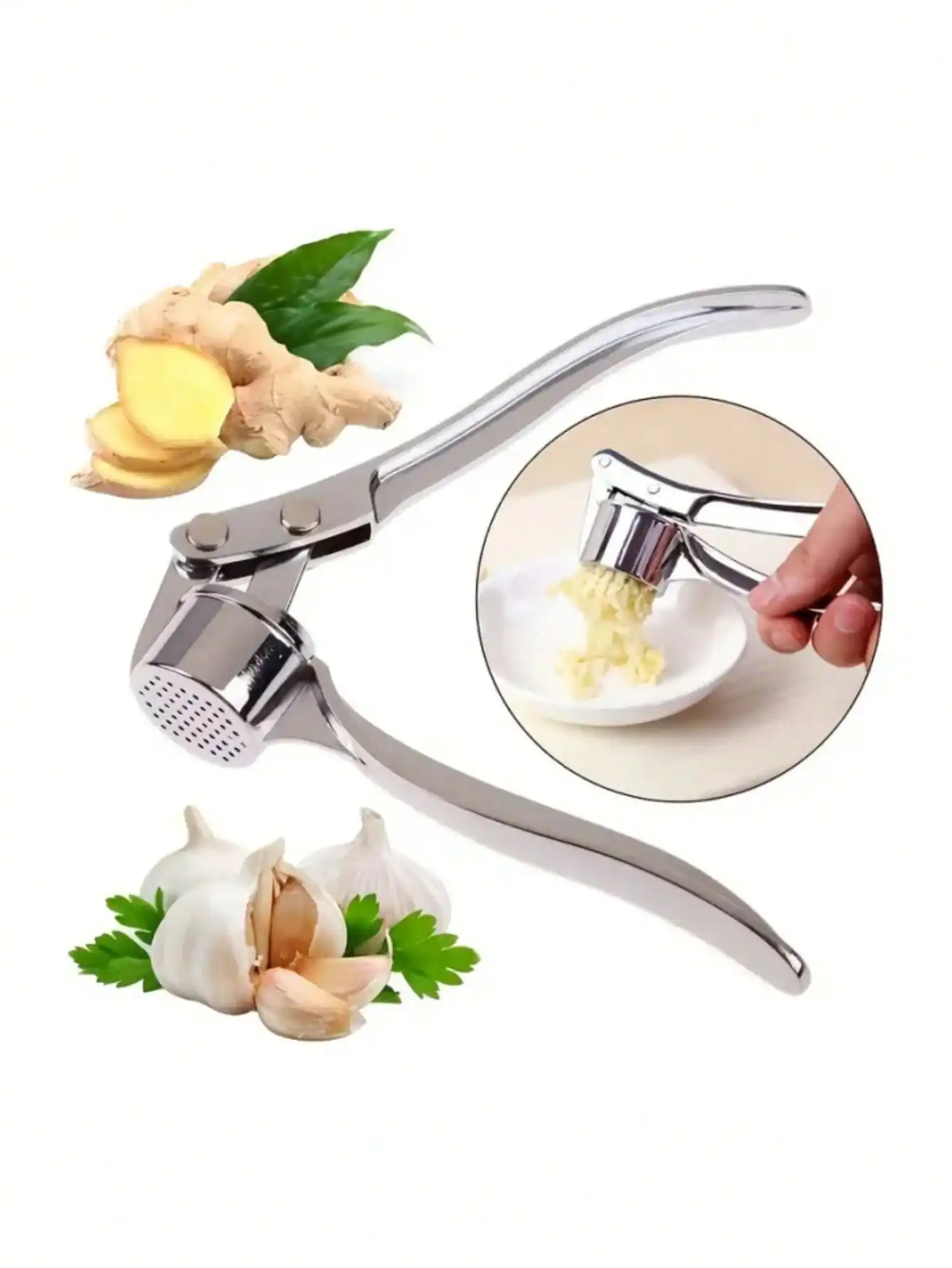 Prensa de Ajo de Acero Inoxida - Kitchen Job reseña y precio