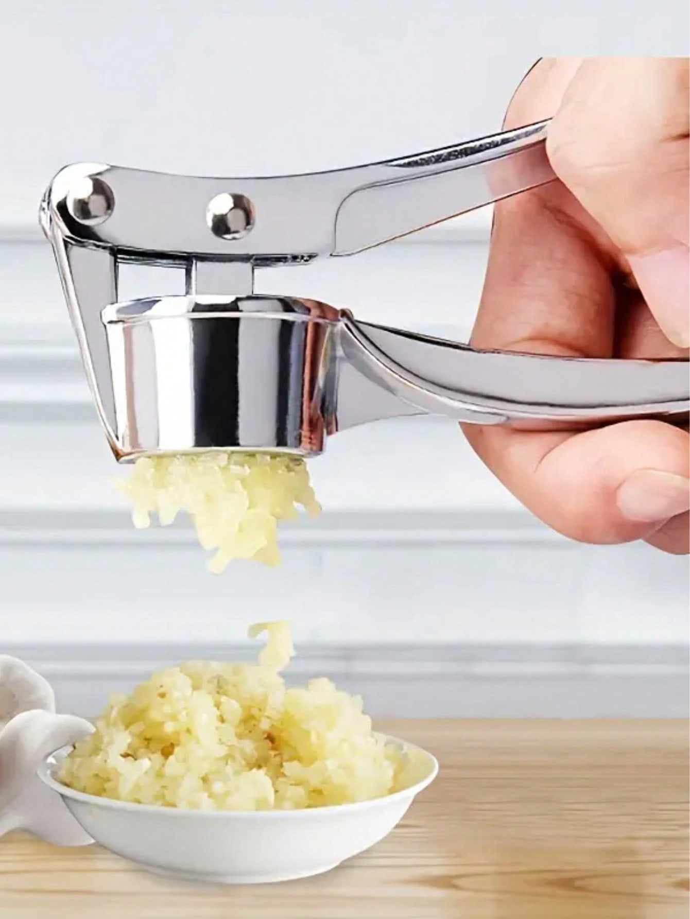 Prensa de Ajo de Acero Inoxida - Kitchen Job reseña y precio