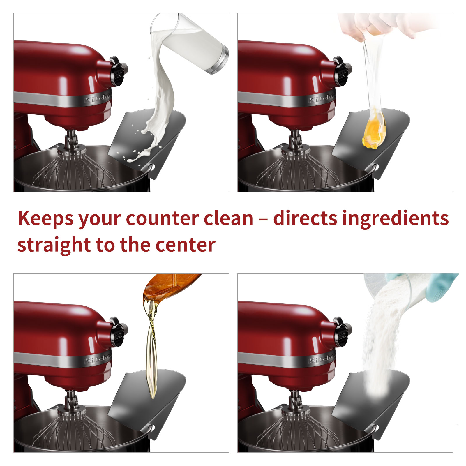 Protector basculante de acero  - Kitchenaid Baking Set reseña y precio