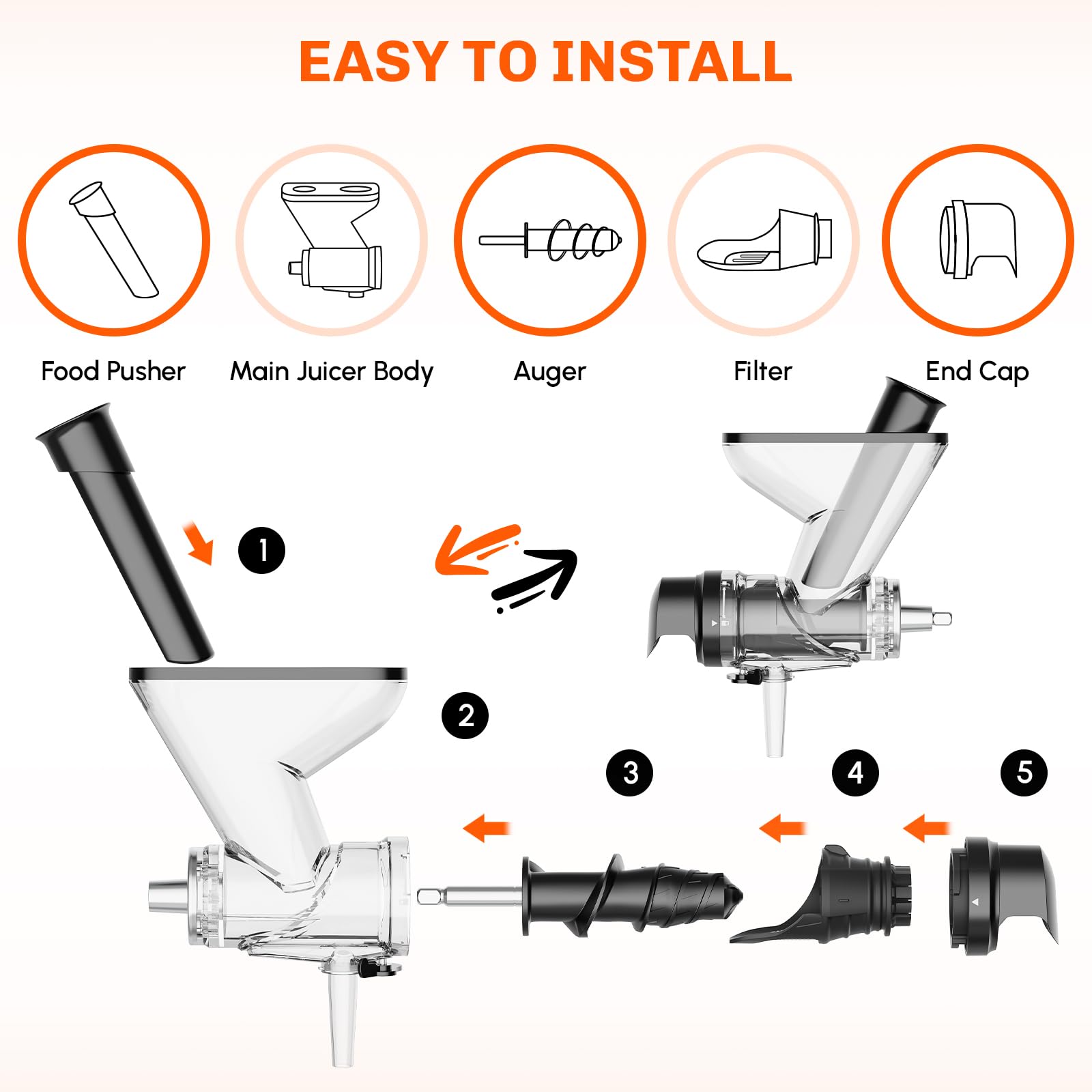 Accesorio de Exprimidor Mastic - Kitchenaid Baking Set reseña y precio