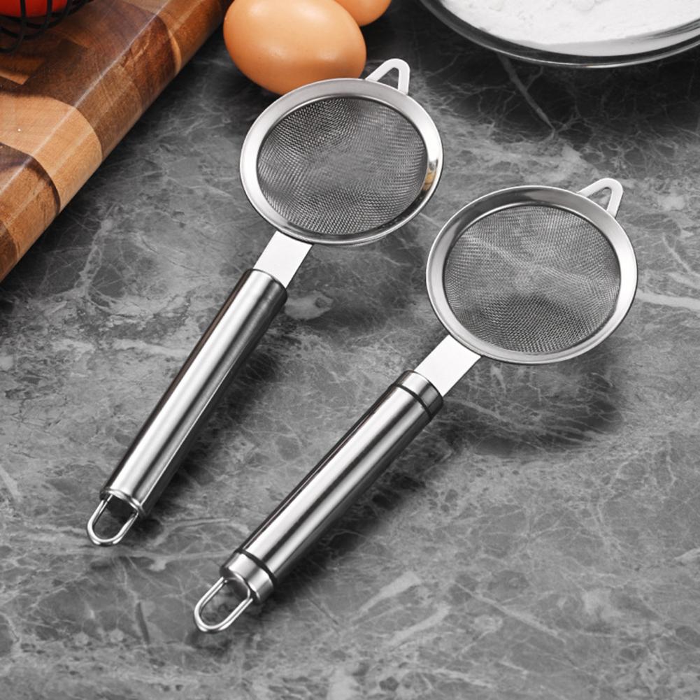 Colador de malla fina de acero - Baking (Kitchen Ingredient) reseña y precio
