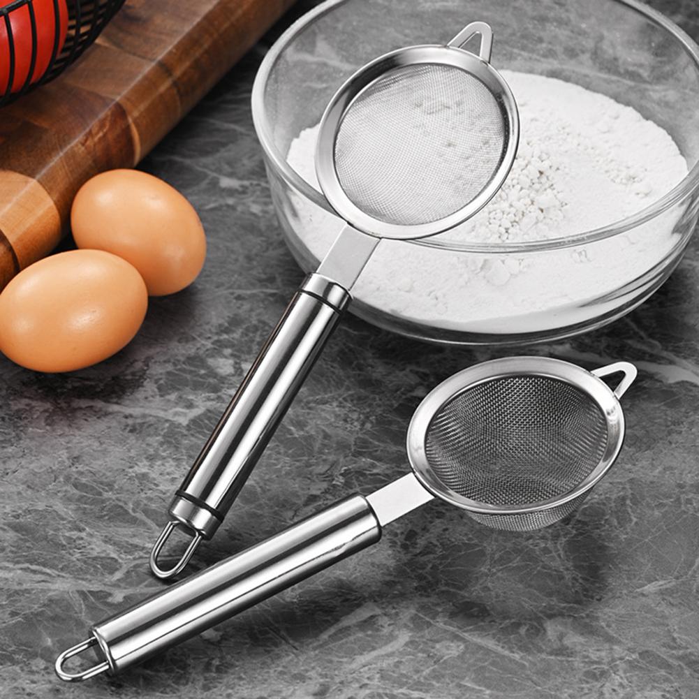 Colador de malla fina de acero - Baking (Kitchen Ingredient) reseña y precio