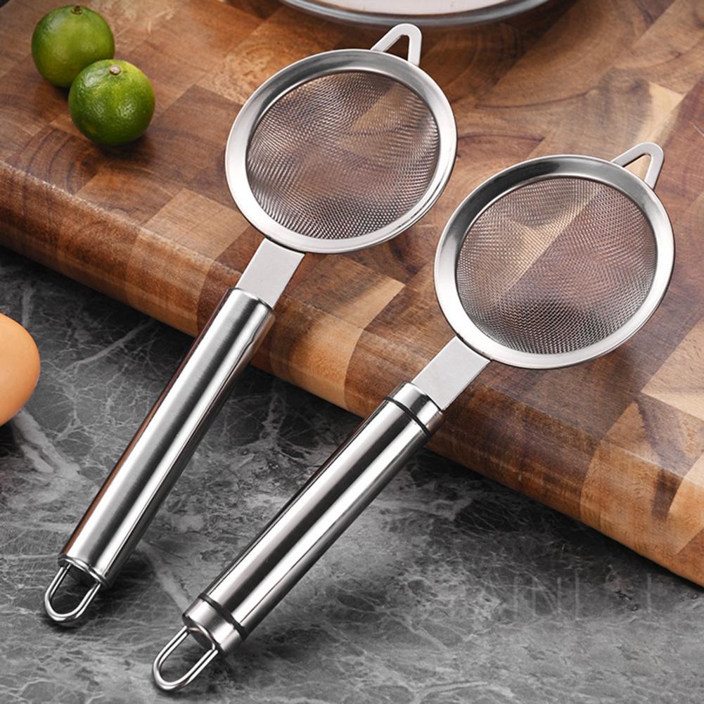 Colador de malla fina de acero - Baking (Kitchen Ingredient) reseña y precio
